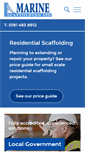 Mobile Screenshot of marinescaffolding.co.uk